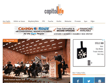 Tablet Screenshot of capitol-life.com